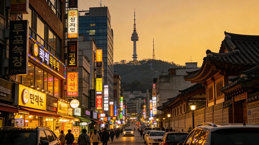 一个人去韩国旅行 | 出行前必须准备的必备旅行清单指南，其中包含了预约皮肤科诊疗的整个流程。插图